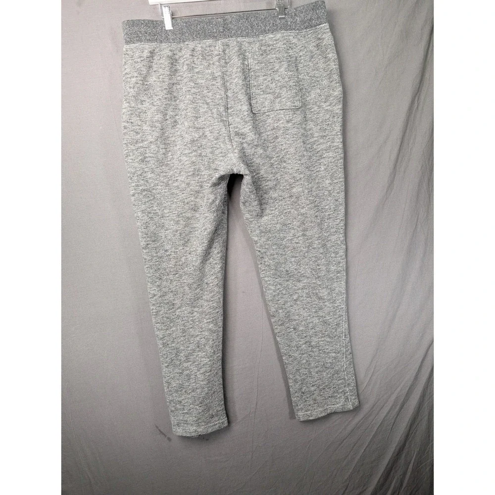 Abercrombie & Fitch Mens XXL Gray Heather Sweatpants Joggers Logo Graphic